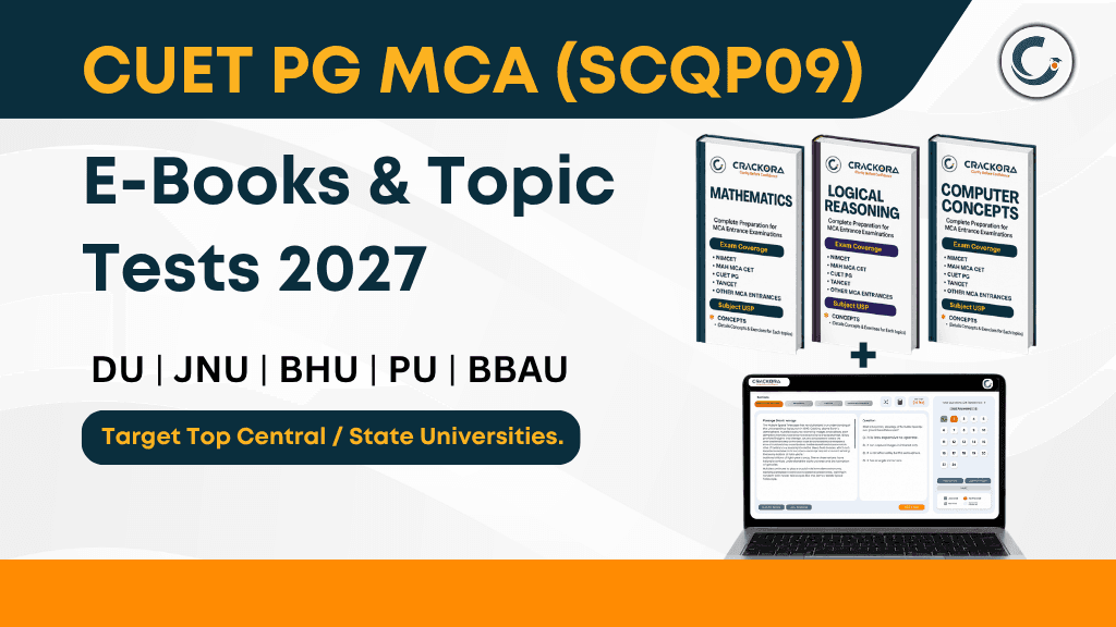 CUET PG MCA E-Books & Topic Tests 2027